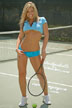 tennis player standing