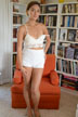 girl in white casual