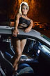 girl through moonroof