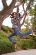jumping dancer