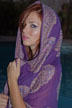 girl with headcover
