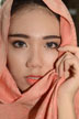 girl in salmon cover