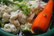 raw veggie mix