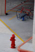 hydrant near bikes